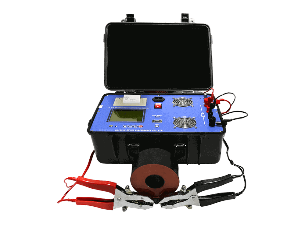 Transformer winding resistance test set