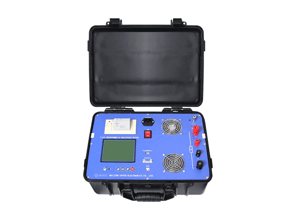 Transformer winding resistance test set