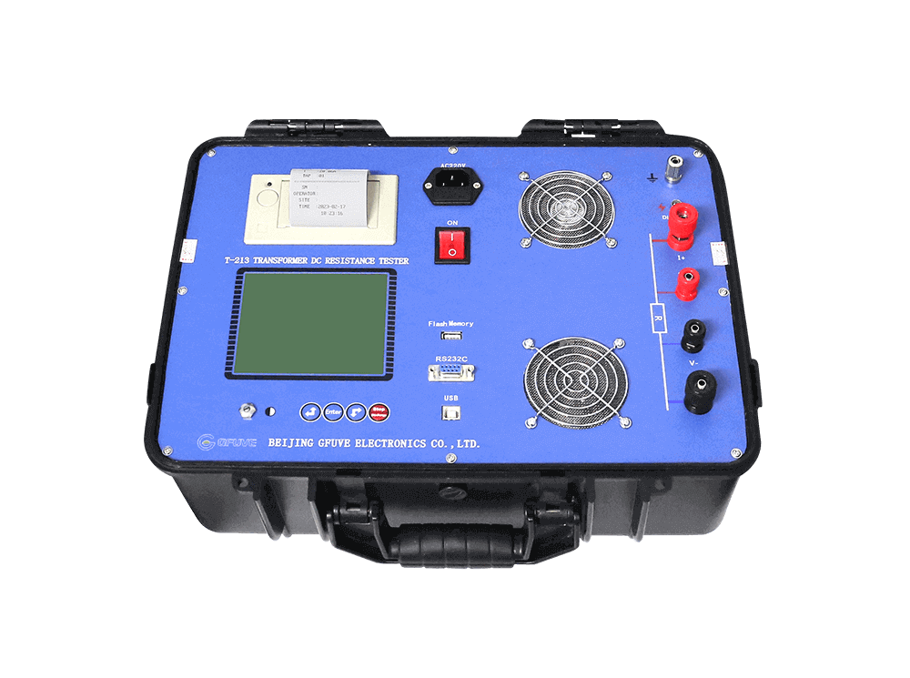 Transformer winding resistance test set