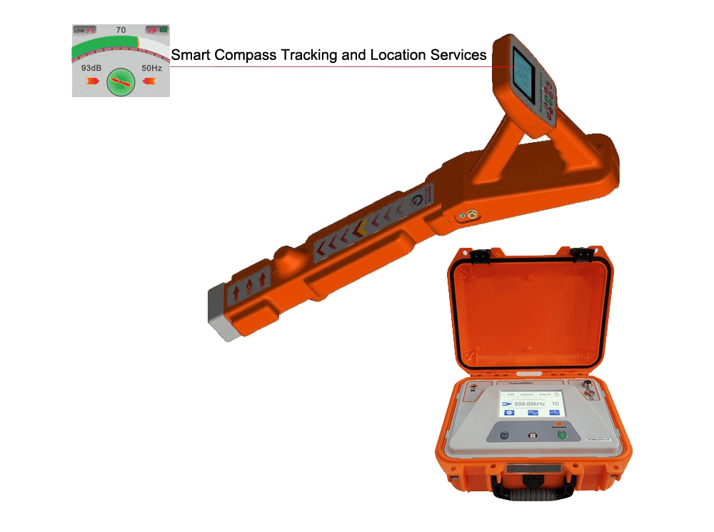 cable locator & underground pile locator