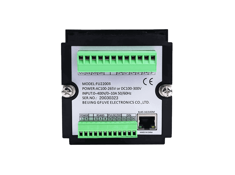 RS485 and RJ45 digital power meter